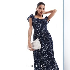 Floral Navy Dress